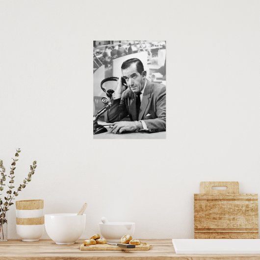 1956 EDWARD R. MURROW CBS POSTER (Küche)