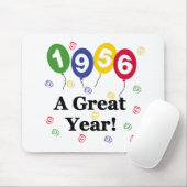 1956 ein großes Jahr-Geburtstag Mousepad (Mit Mouse)