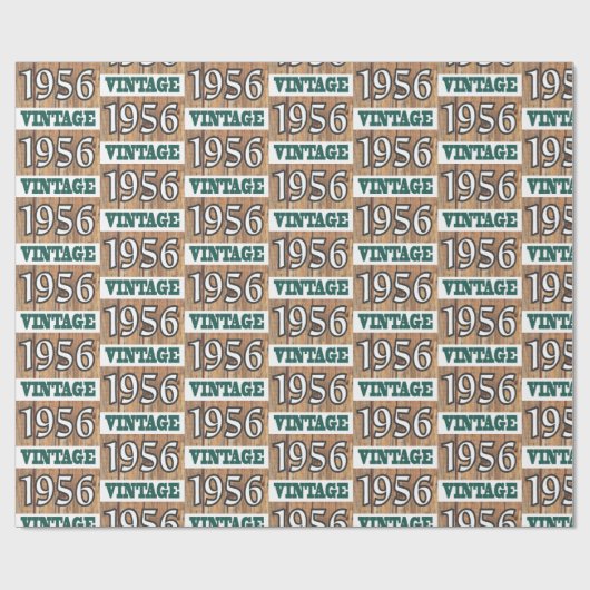 1956 geboren geschenkpapier (Flach)