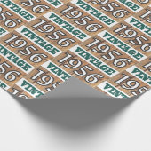 1956 geboren geschenkpapier (Ecke)