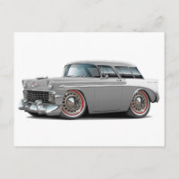 1956 Nomad Grey-White Car