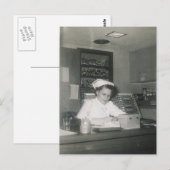 1956 NURSE #11 POSTKARTE (Vorne/Hinten)