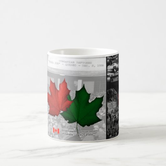 1956 OS forradalom, Kanada vonatkozásában Kaffeetasse (Mittel)