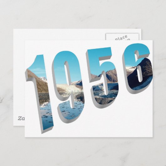 1956 POSTKARTE (Vorne/Hinten)