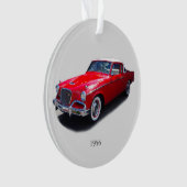 1956 rote Autokrarosserie Ornament (Vorderseite)