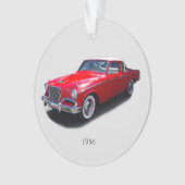 1956 rote Autokrarosserie Ornament (Vorderseite)