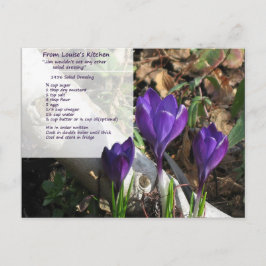 1956 Salatverkleidung Postkarte