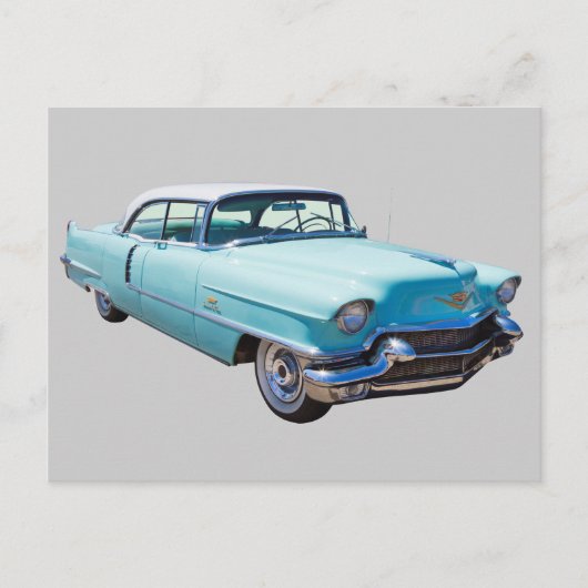 1956 Sedan Deville Cadillac Luxury Postkarte (Vorderseite)