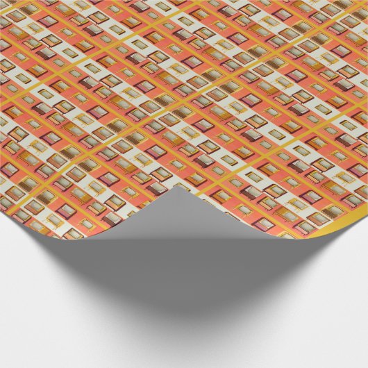 1956 Sets im Fernsehen drucken Geschenkpapier (Ecke)