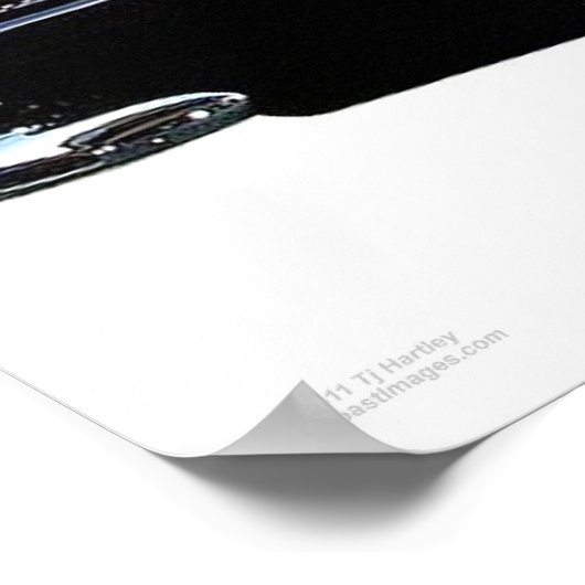 1956 T-BIRD CONVERTIBLE POSTER (Ecke)