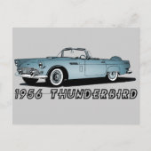 1956 Thunderbird Postkarte (Vorderseite)