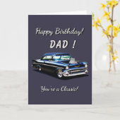 1957 57 Vater Du bist klassischer Geburtstag Karte (Gelbe Blume)