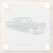 1957 Bel Air 4 Door Glas Untersetzer (Rückseite)