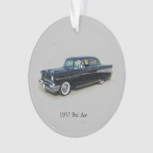 1957 Bel Air 4 Tor Acrylschmuck Ornament (Vorderseite)
