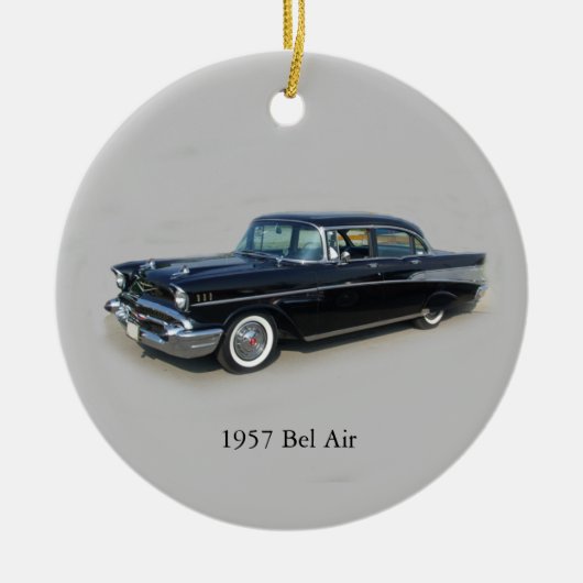 1957 Bel Air 4 Türverzierung Keramik Ornament (Vorne)