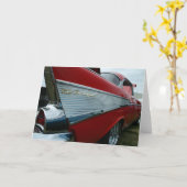 1957 Bel Air Karte (Gelbe Blume)