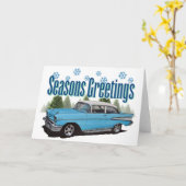 1957 Bel Air mit Schnee Karte (Gelbe Blume)