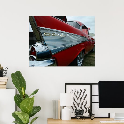 1957 Bel Air Poster (Heimbüro)