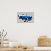 1957 Chevrolet Bel Air 2-Türverkleidung Poster (Küche)