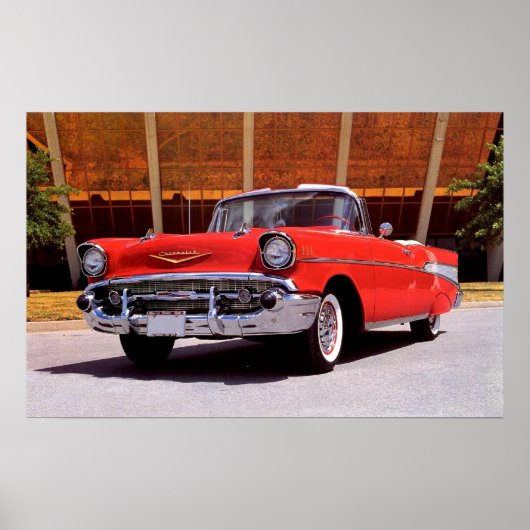 1957 Chevrolet Bel-Air Cabrio Poster (Vorne)
