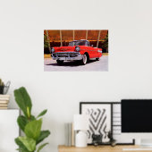 1957 Chevrolet Bel-Air Cabrio Poster (Heimbüro)
