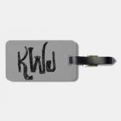 1957 Chevrolet Bel Air Classic Car Gepäckanhänger (Rückseite horizontal)