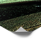 1957 Chevrolet Bel Air Convertible Poster (Ecke)