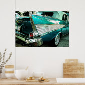 1957 Chevrolet Bel Air Convertible Poster (Küche)