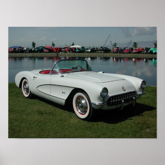 1957 Chevrolet Corvette Poster (Vorne)