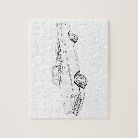 1957 Chevy Bel Air Cabriolet Puzzle (Vertikal)