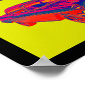 1957 Chevy Bel Air Car Pop Art Poster