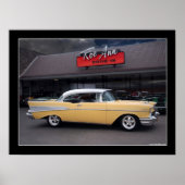 1957 Chevy Bel Air Classic Car Drive-In Poster (Vorne)