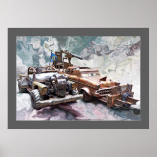 1957 Chevy Bel Air, Classic, Junk Post Apokalypse Poster