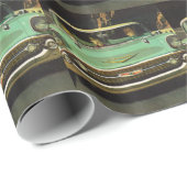 1957 Chevy Bel Air Geschenkpapier (Rolleneckpunkt)