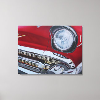 "1957 Chevy Bel Air" Künstlerin Teresa Griffin Leinwanddruck