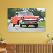 1957 Chevy Bel-Air-Leinwand Leinwanddruck (Insitu (Wohnzimmer))