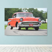 1957 Chevy Bel-Air-Leinwand Leinwanddruck (Insitu (Holzboden))