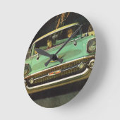1957 Chevy Bel Air Runde Wanduhr (Winkel)