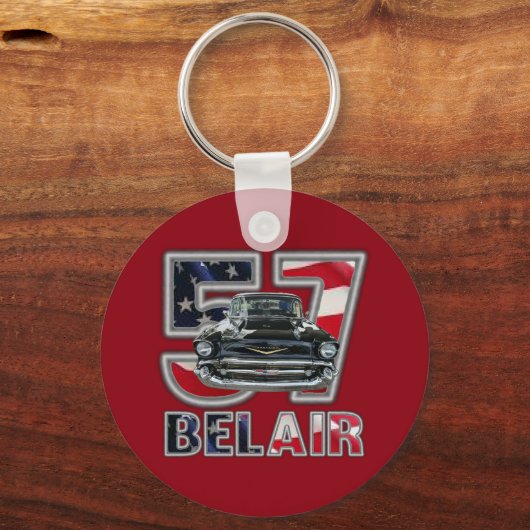 1957 Chevy Belair Key Chain. Schlüsselanhänger (Vorderseite)