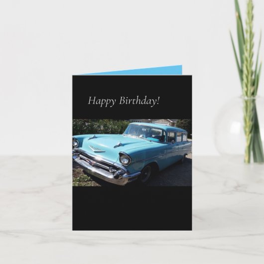 1957 Chevy Birthday Card (Vorderseite)