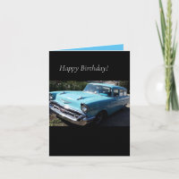 1957 Chevy Birthday Card