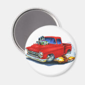 1957 Chevy Lieferwagen Red Magnet (Vorderseite/Rückseite)