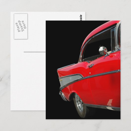 1957 Chevy Postcard Postkarte (Vorne/Hinten)