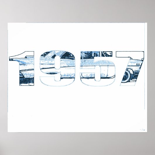 1957 Chevy Poster (Vorne)