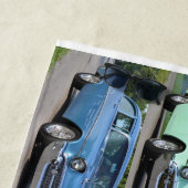 1957 Chevy Rainbow Colored Beach Handtuch (Beispiel)