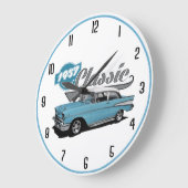 1957 Classic Große Wanduhr (Winkel)