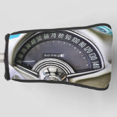 1957 Classic Sports Car Speedometer Golf Headcover (Vorderseite)