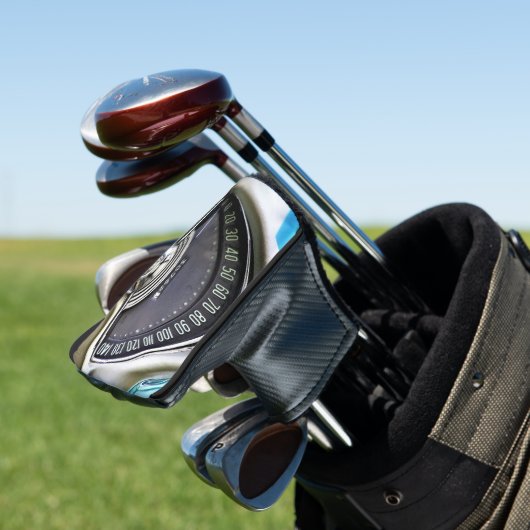 1957 Classic Sports Car Speedometer Golf Headcover (In Situ)