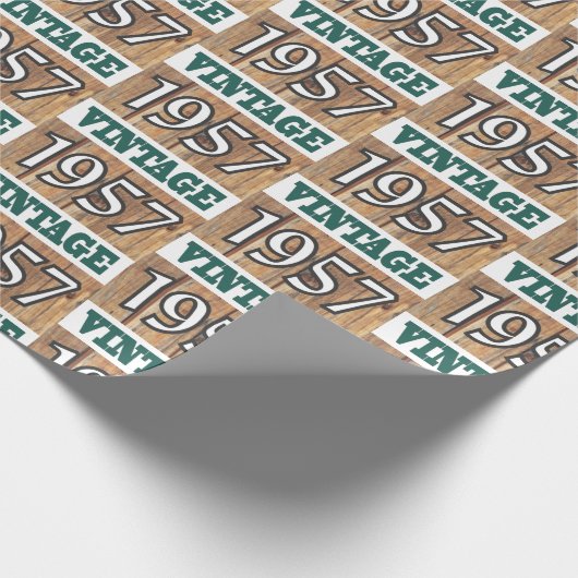 1957 geboren geschenkpapier (Ecke)