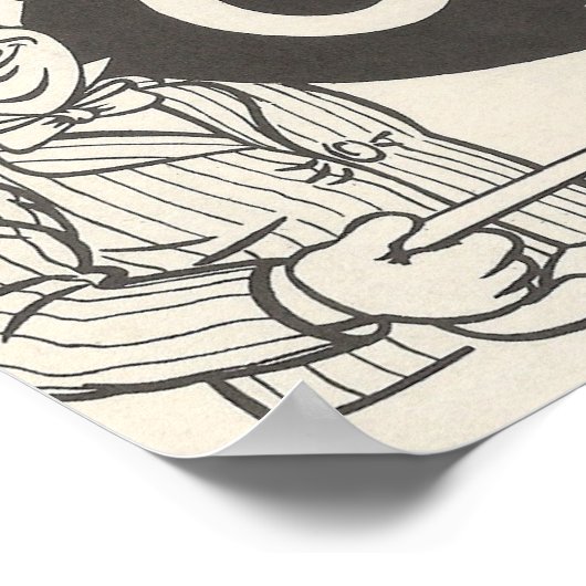 1957 Graf's Beverages ~ Opa Graf Poster (Ecke)